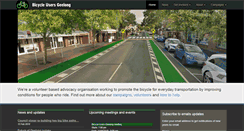 Desktop Screenshot of bicycleusersgeelong.org.au
